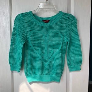 Arizona jeans co. blue knitted shirt